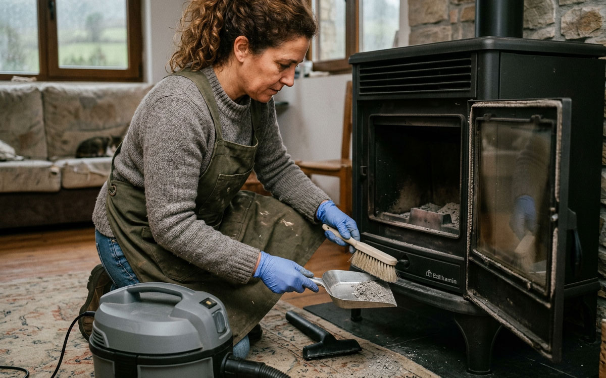 Mantenimiento de la estufa de pellet: que rinda todo el invierno